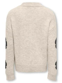 KOGNAJA L/S FLOWER PULLOVER KNT