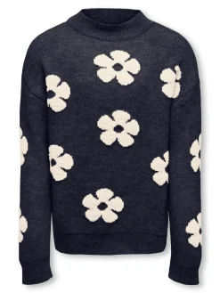 KOGNAJA L/S FLOWER PULLOVER KNT