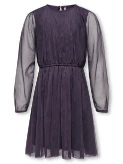 KOGROSA L/S TULLE DRESS JRS