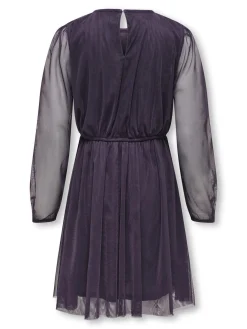 KOGROSA L/S TULLE DRESS JRS
