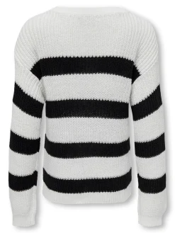 KOGSIF LS STRIPED PULLOVER KNT
