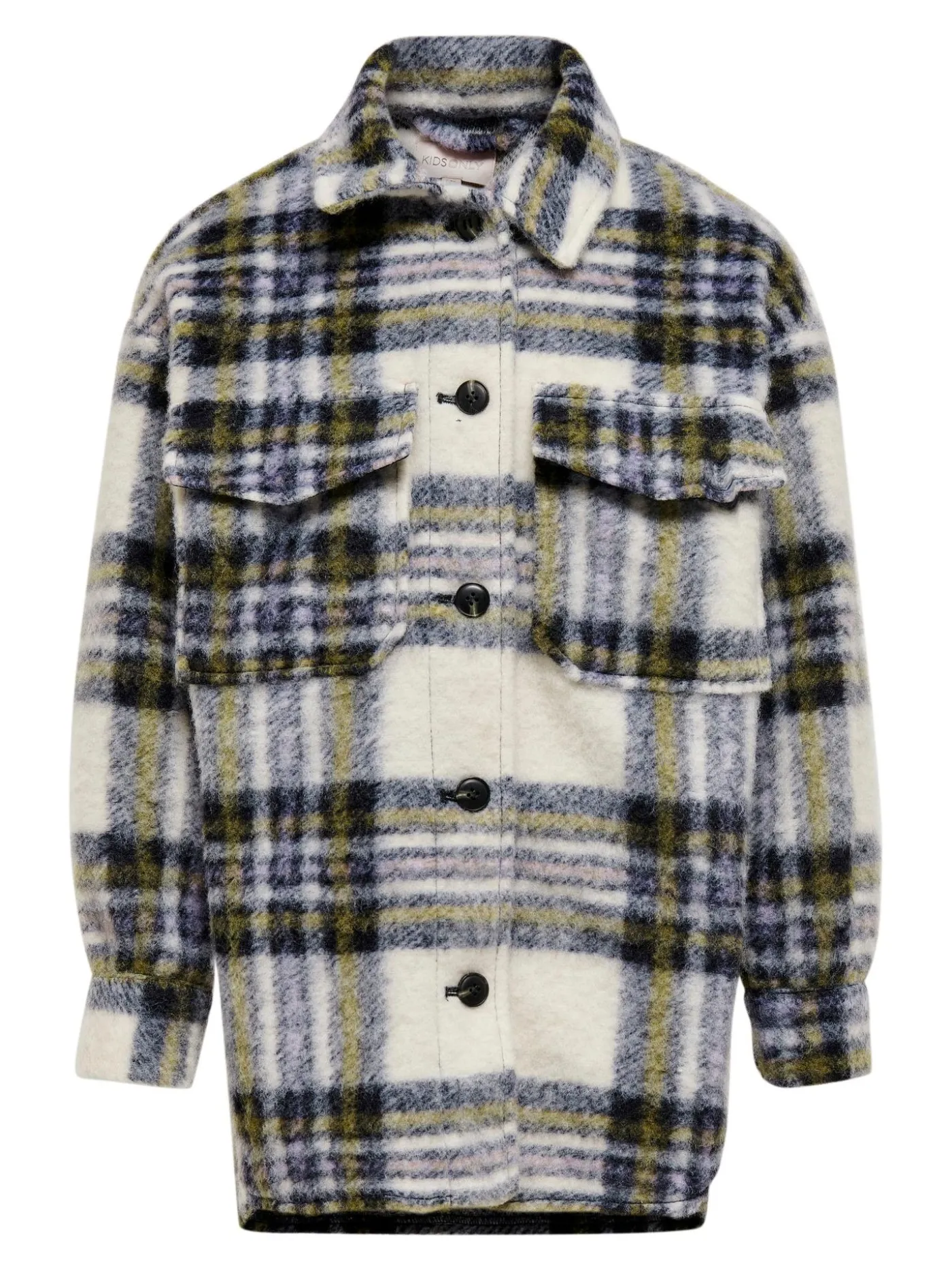 KONROSA LONG SHACKET OTW - Cloud Dancer/LAVENDER B