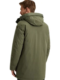 Long jacket ICE PILOT Coated Crunc
