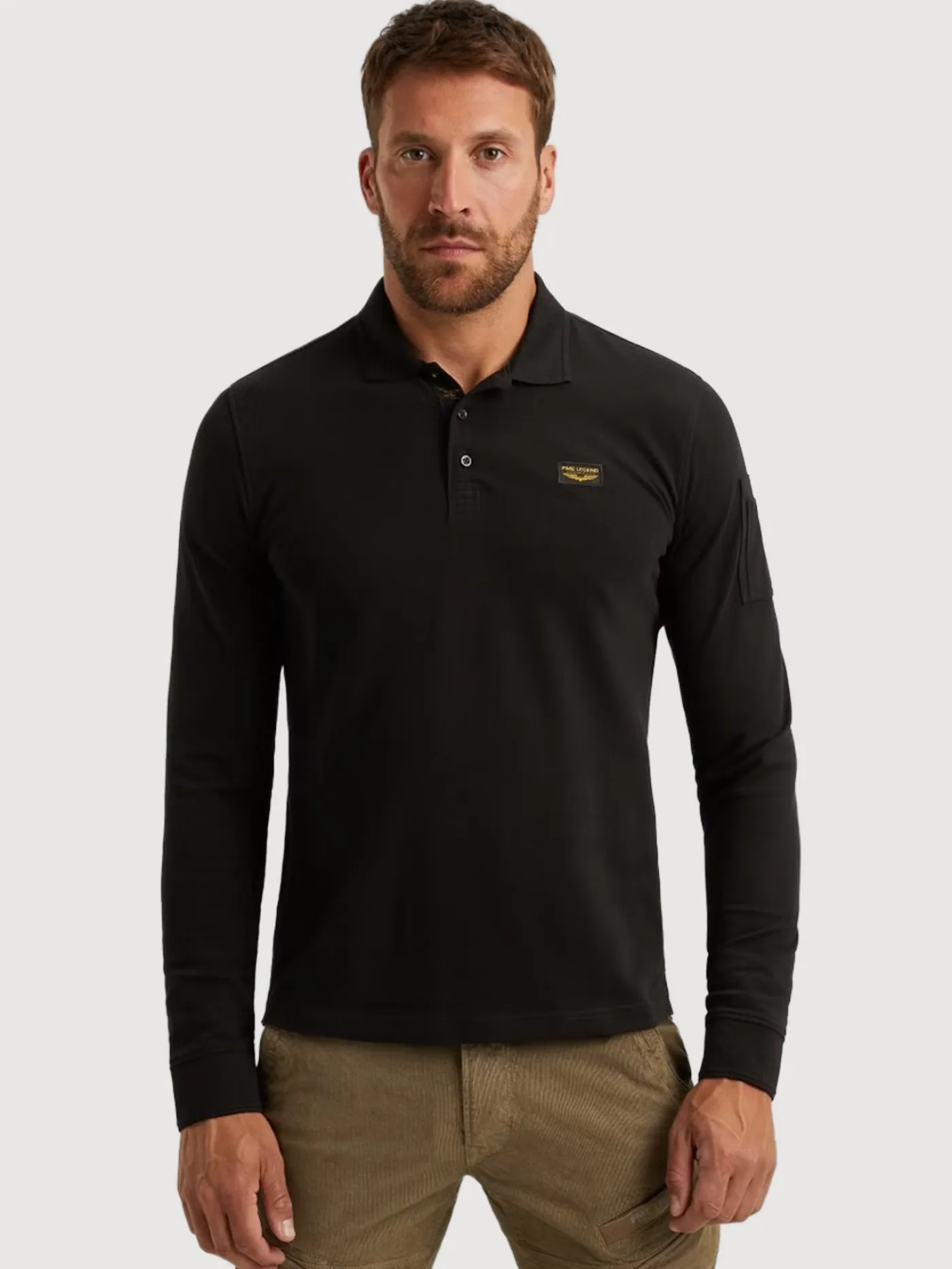 Long sleeve polo American Classic