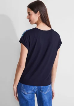 LTD QR printed mat-mix shirt w