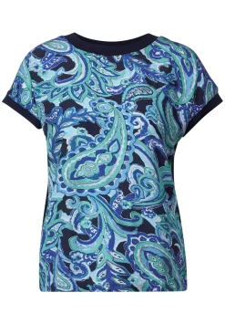 LTD QR printed mat-mix shirt w