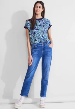 LTD QR printed mat-mix shirt w