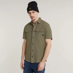 Marine slim shirt ss