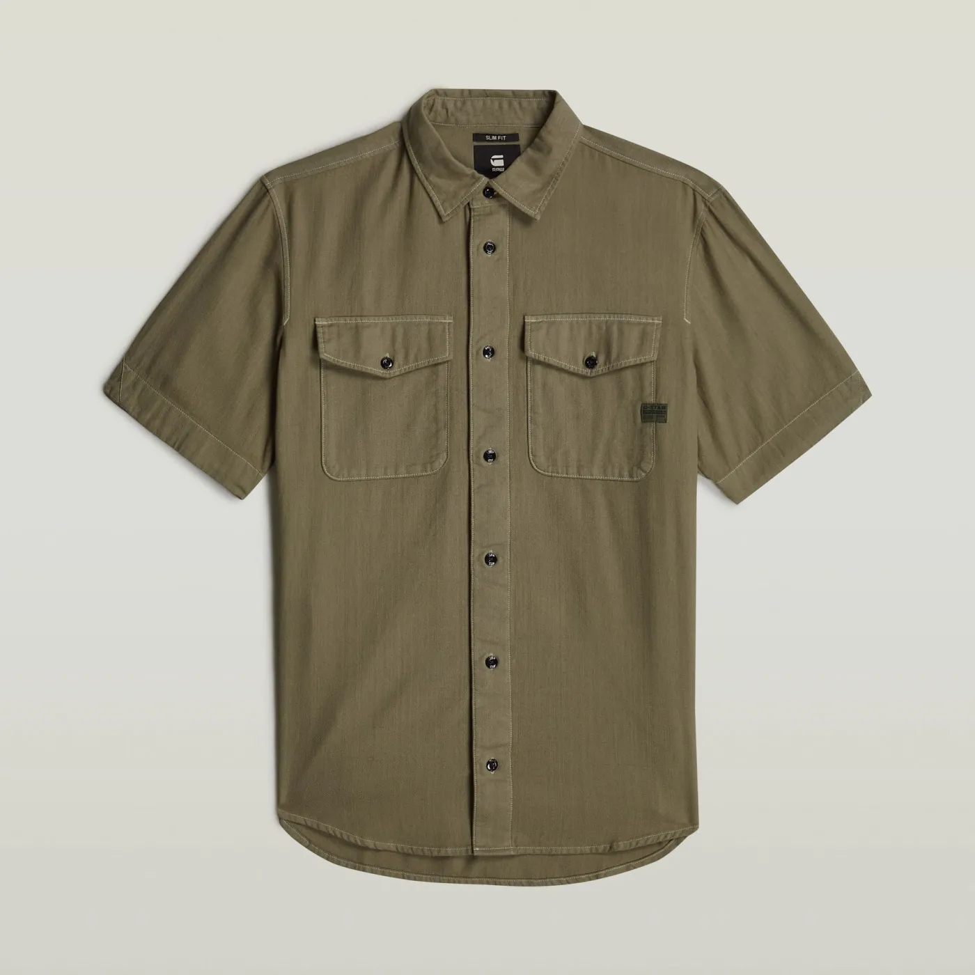 Marine slim shirt ss