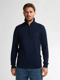 Men Knitwear Collar Basic