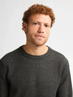 Men Knitwear Collar Basic