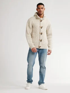 Men Knitwear Hooded Cardigan