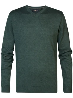 Men Knitwear V-Neck Basic