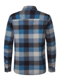 Men Shirt Long Sleeve Check