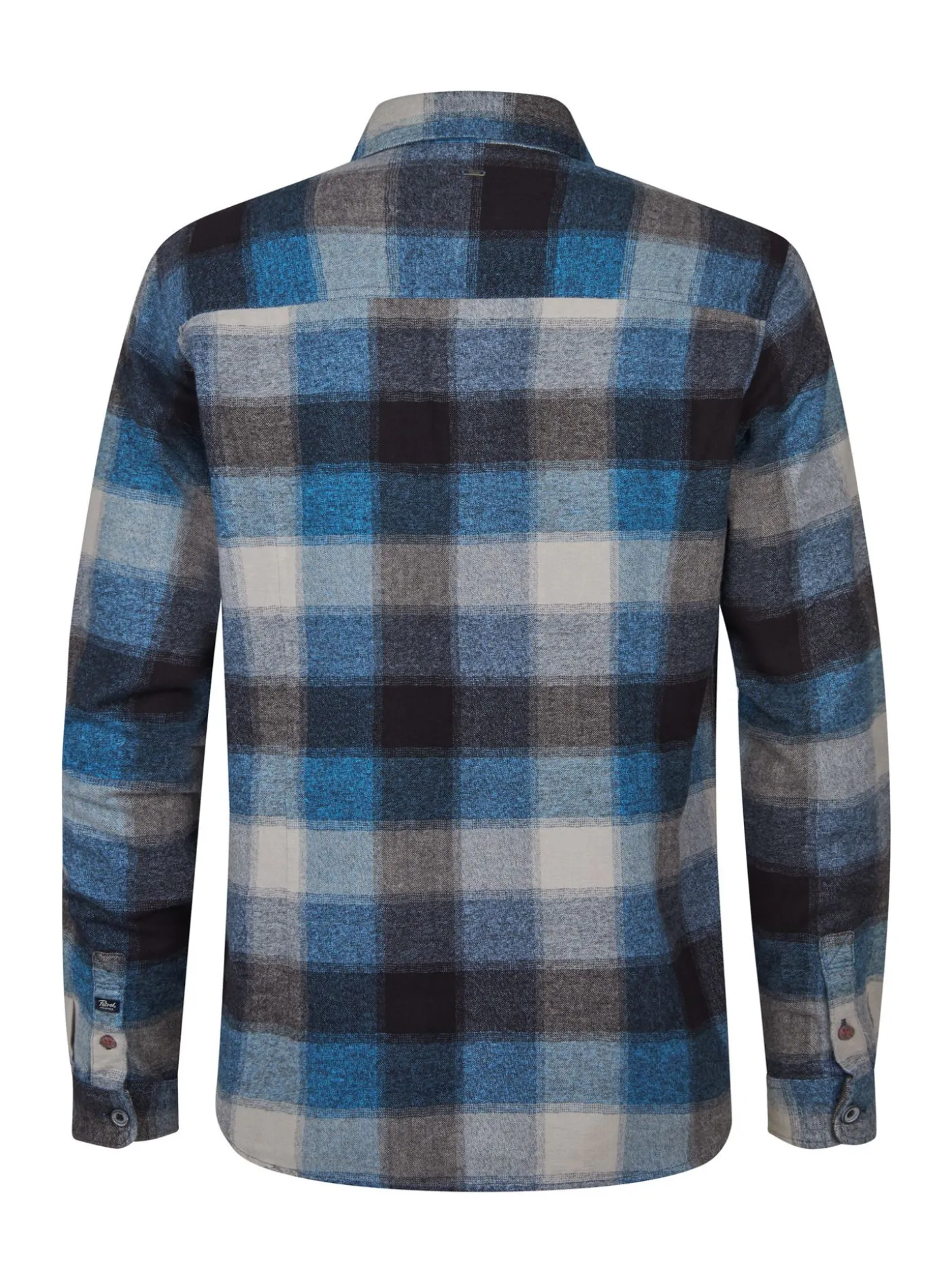 Men Shirt Long Sleeve Check