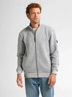 Men Sweater Collar Zip