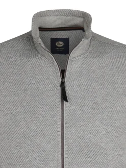 Men Sweater Collar Zip