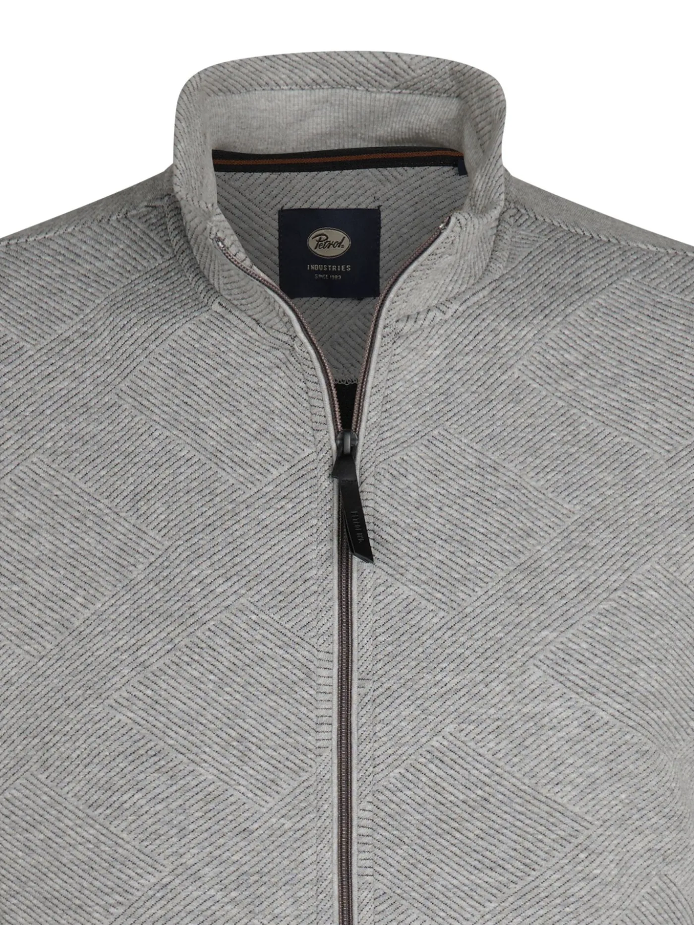 Men Sweater Collar Zip
