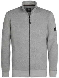 Men Sweater Collar Zip