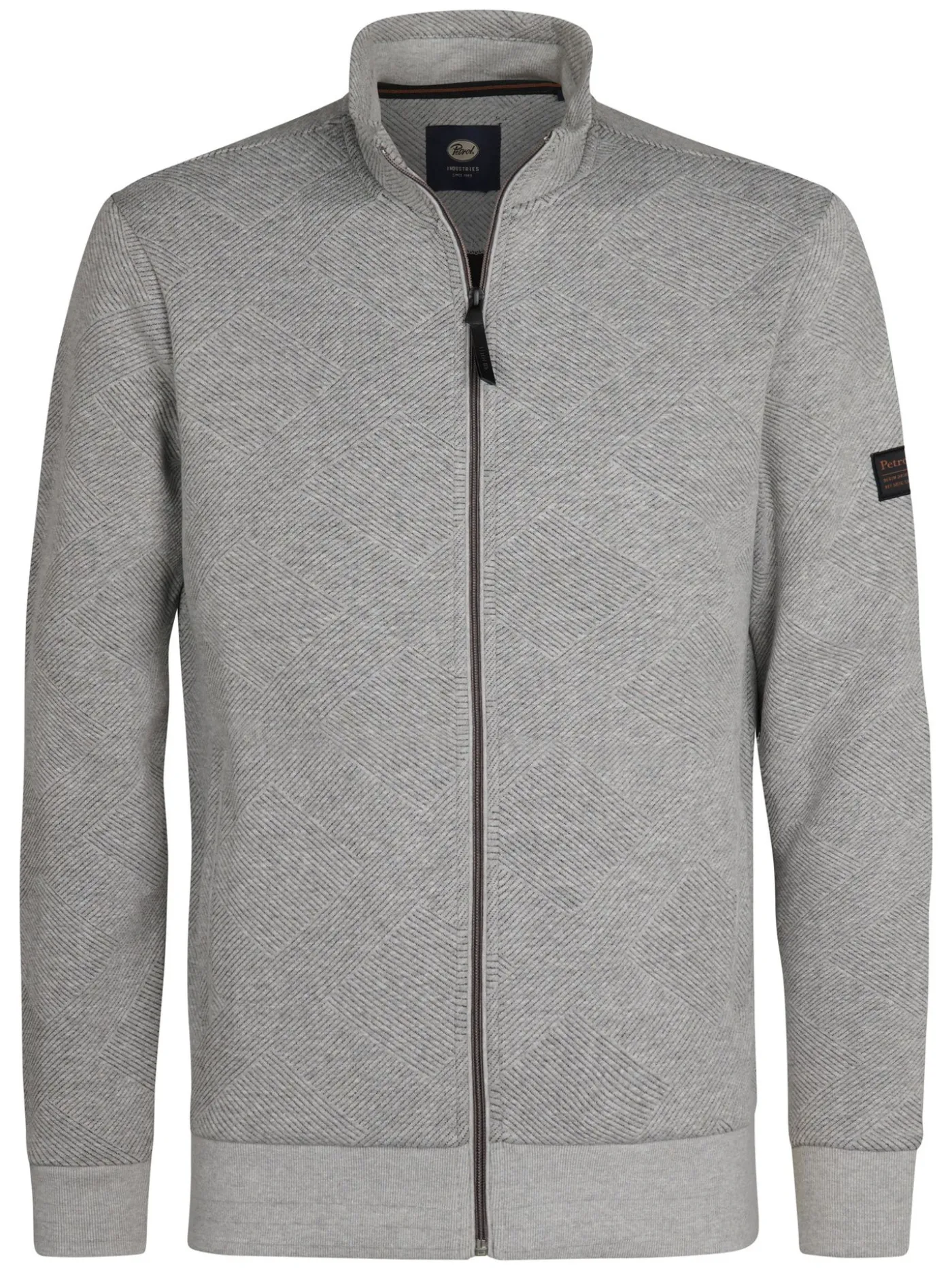 Men Sweater Collar Zip