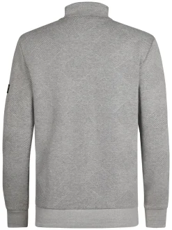 Men Sweater Collar Zip