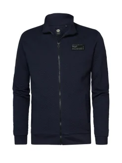 Men Sweater Collar Zip