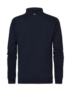 Men Sweater Collar Zip