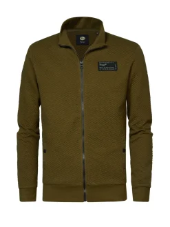 Men Sweater Collar Zip