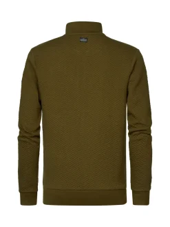 Men Sweater Collar Zip