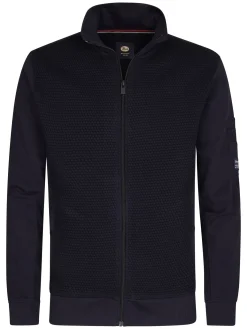 Men Sweater Collar Zip