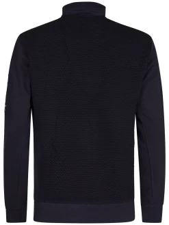 Men Sweater Collar Zip