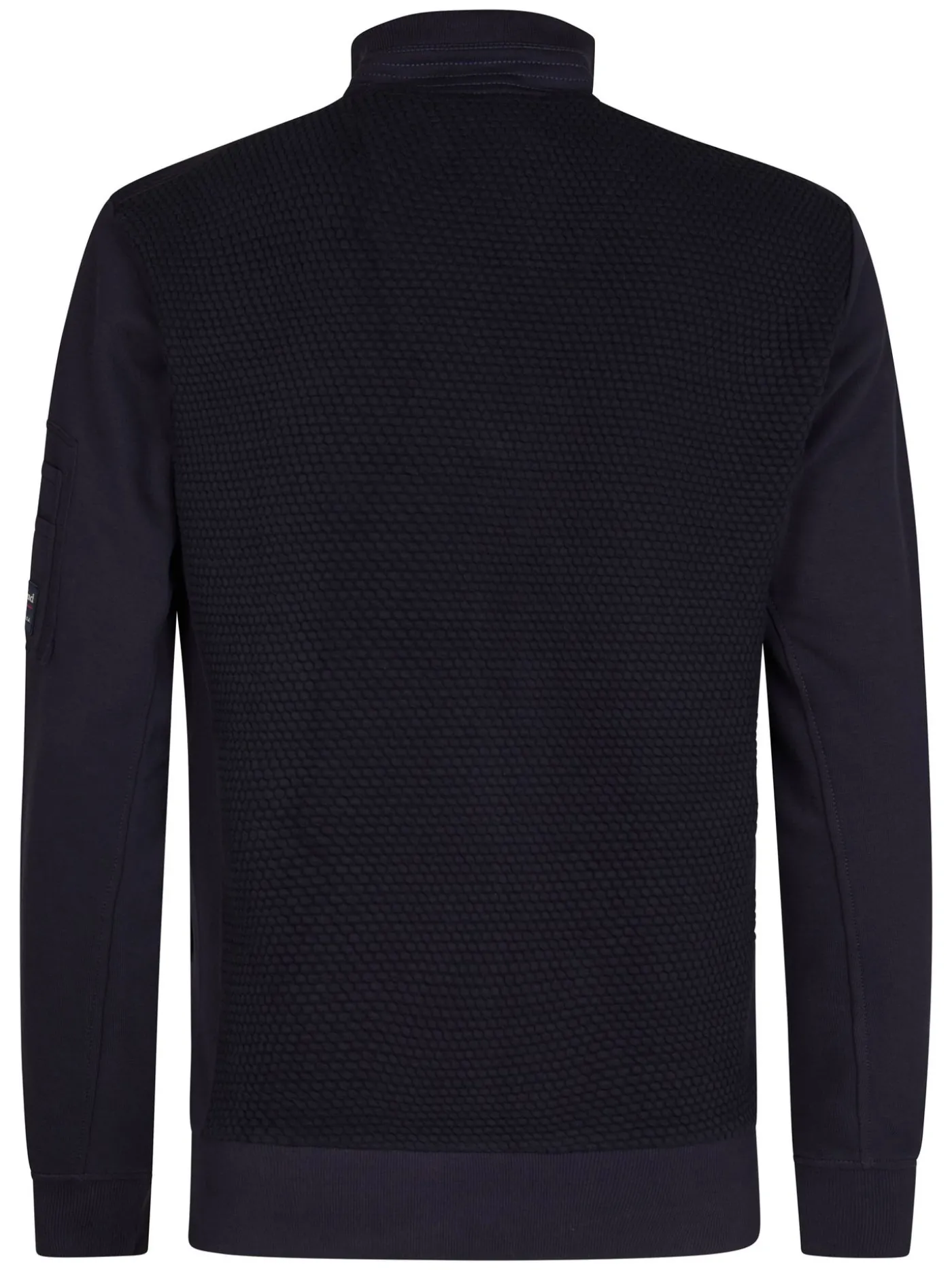 Men Sweater Collar Zip