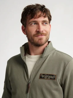 Men Sweater Collar Zip