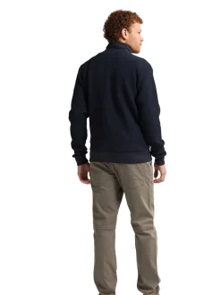 Men Sweater Collar Zip