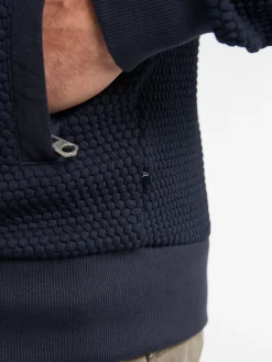 Men Sweater Collar Zip