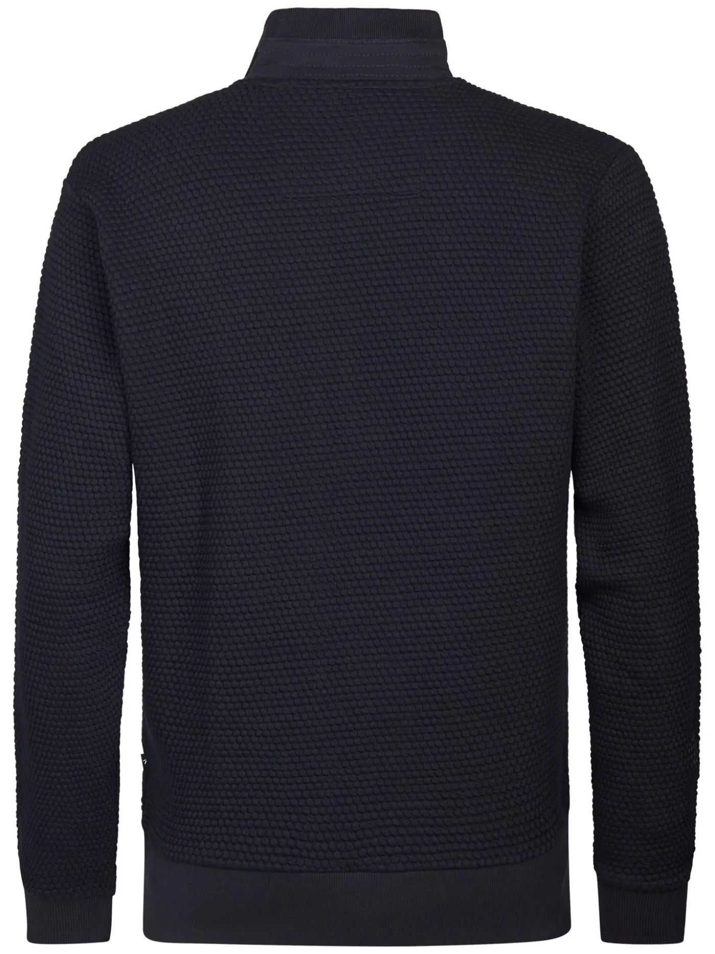 Men Sweater Collar Zip
