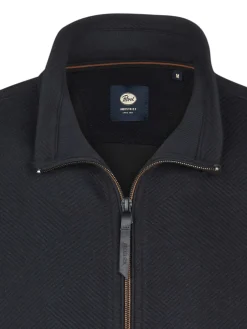 Men Sweater Collar Zip