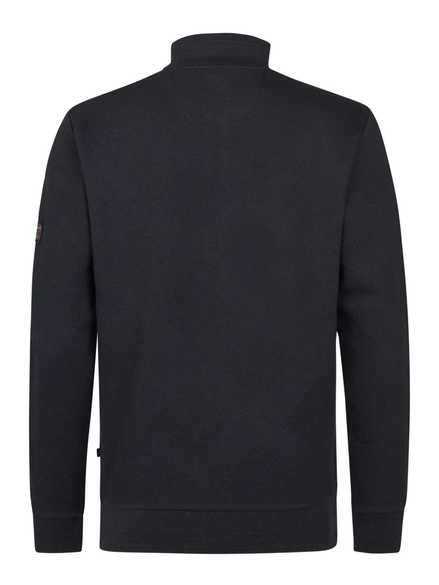 Men Sweater Collar Zip