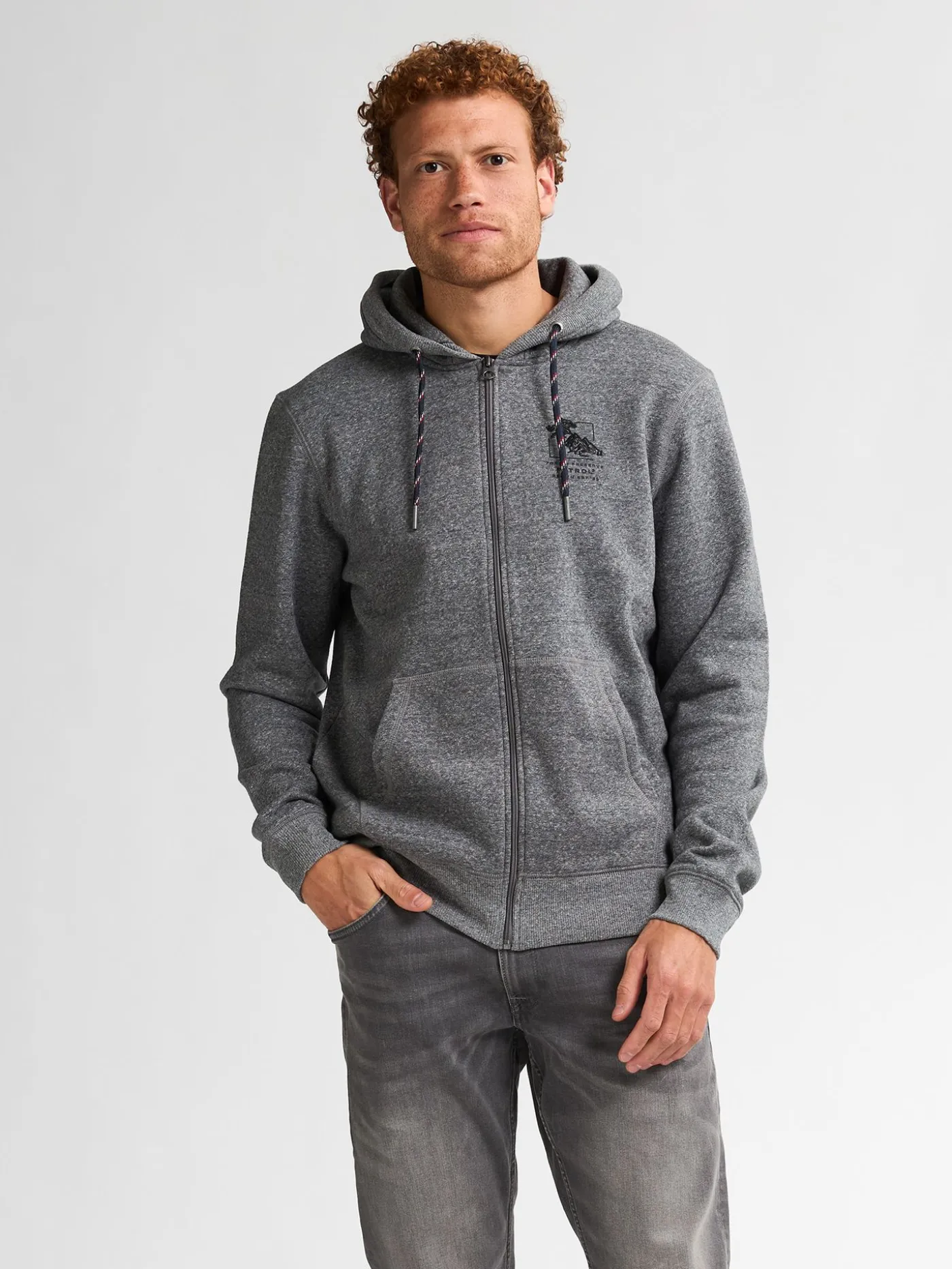Men Sweater Hooded Zip