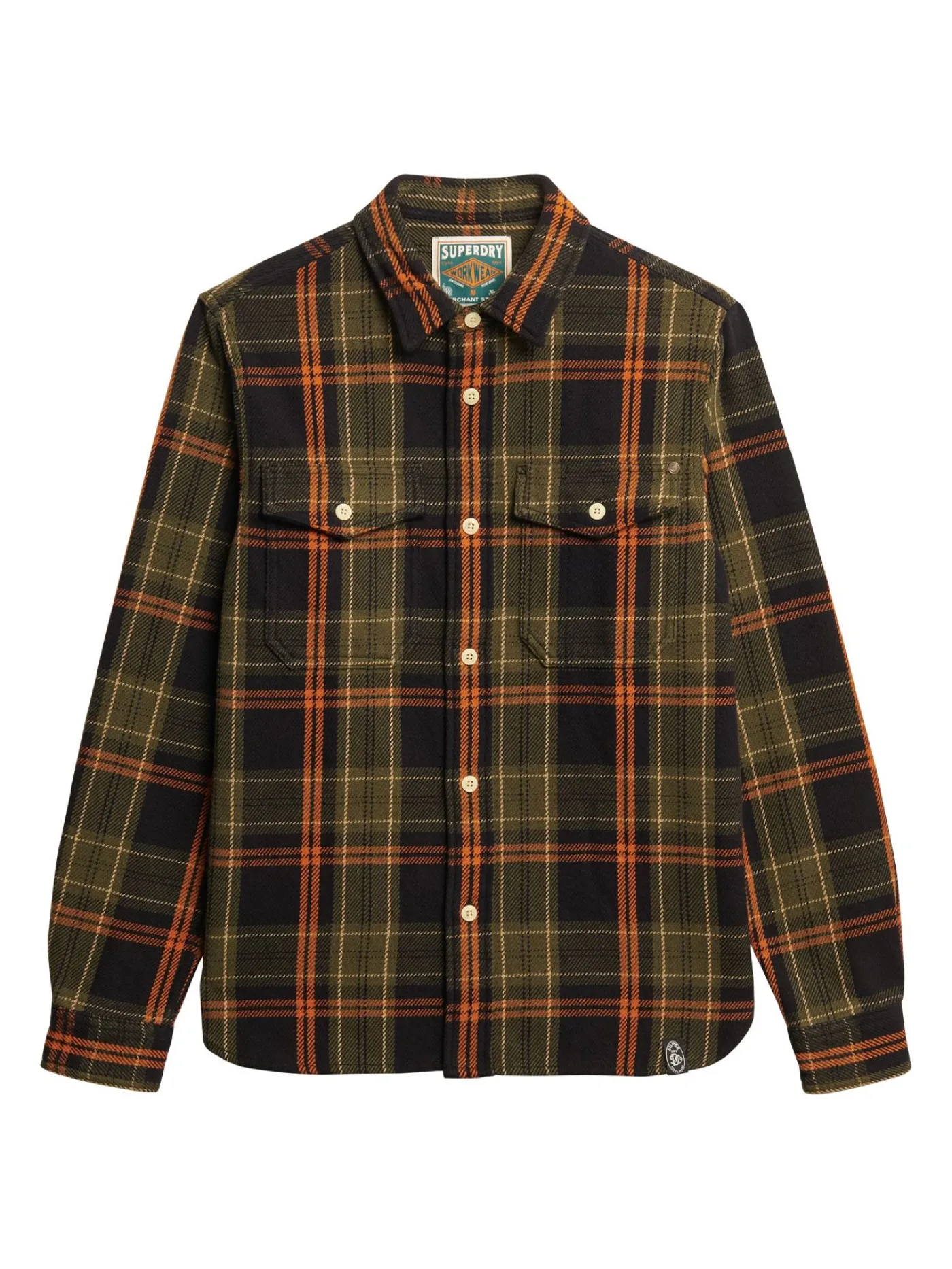 Merchant heavy checked shirt
