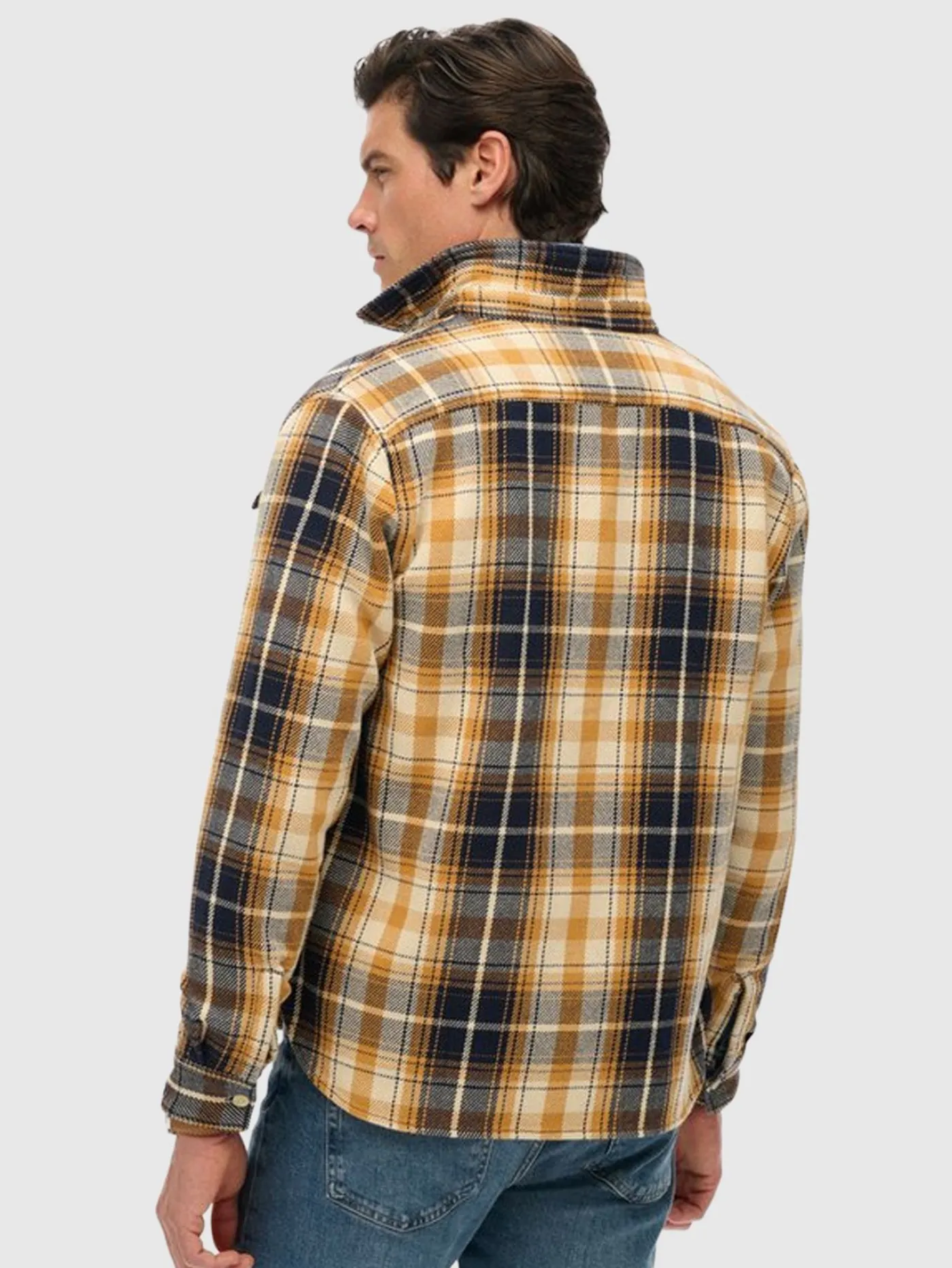 Merchant heavy checked shirt