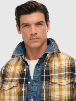 Merchant heavy checked shirt