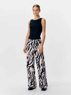 OBJALBA LISA WIDE PANT PRINT NOOS