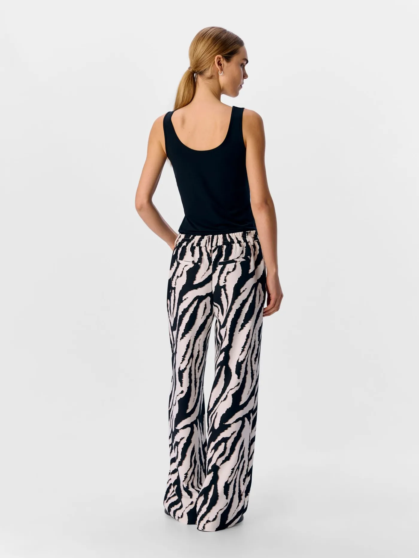 OBJALBA LISA WIDE PANT PRINT NOOS