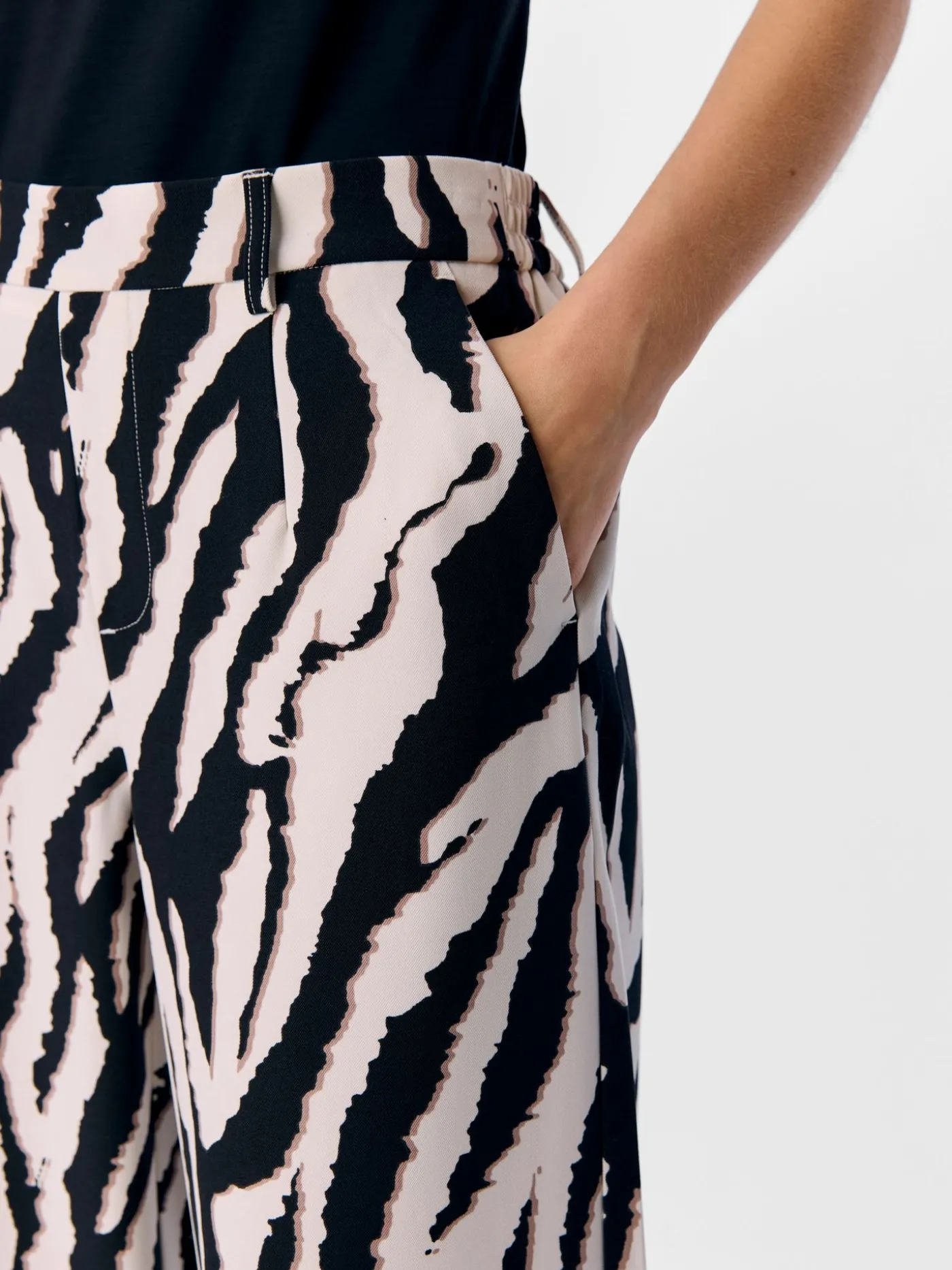 OBJALBA LISA WIDE PANT PRINT NOOS