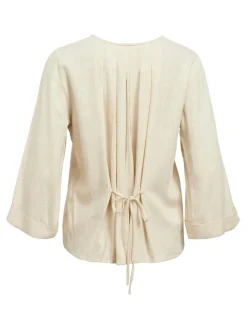 OBJAYA 3/4 LO V-NECK TOP 138