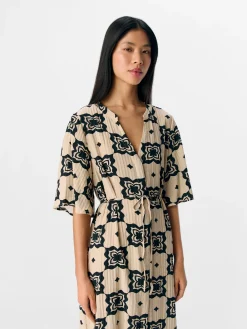 OBJELLA RE 2/4 MIDI DRESS 138