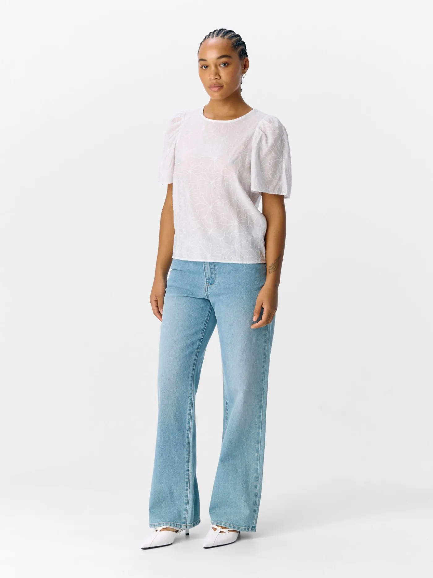 OBJILLY S/S RE O-NECK TOP 138