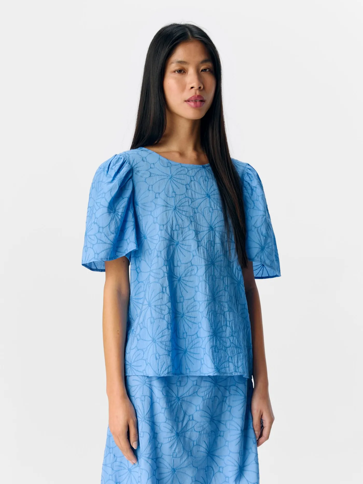 OBJILLY S/S RE O-NECK TOP 138