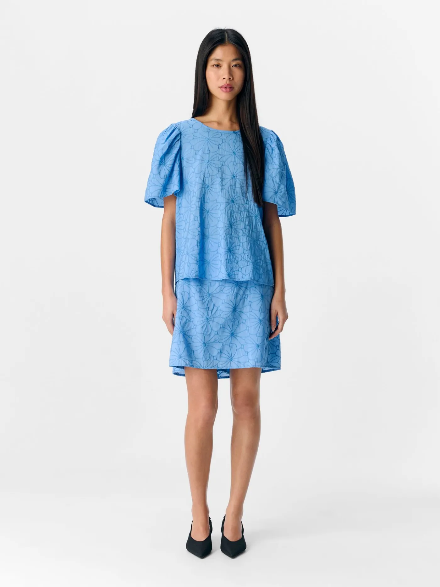 OBJILLY S/S RE O-NECK TOP 138